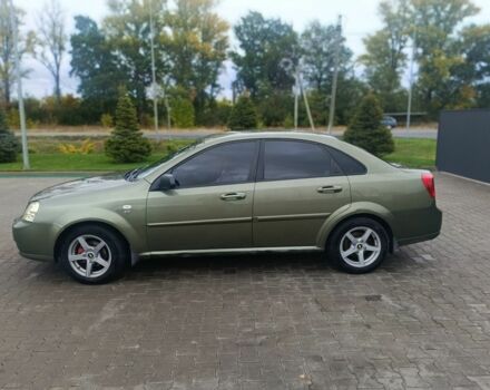 Зеленый Шевроле Лачетти, объемом двигателя 1.6 л и пробегом 253 тыс. км за 3650 $, фото 2 на Automoto.ua