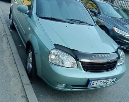 Зеленый Шевроле Лачетти, объемом двигателя 1.6 л и пробегом 215 тыс. км за 4500 $, фото 1 на Automoto.ua