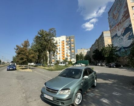 Зеленый Шевроле Лачетти, объемом двигателя 1.8 л и пробегом 248 тыс. км за 2807 $, фото 1 на Automoto.ua