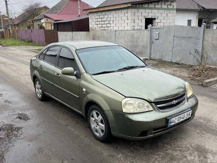 Зеленый Шевроле Лачетти, объемом двигателя 1.8 л и пробегом 275 тыс. км за 2600 $, фото 1 на Automoto.ua