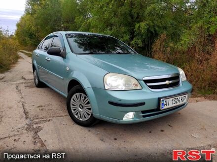 Зеленый Шевроле Лачетти, объемом двигателя 1.6 л и пробегом 223 тыс. км за 3700 $, фото 1 на Automoto.ua