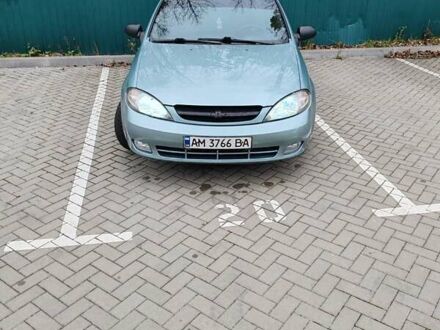 Зеленый Шевроле Лачетти, объемом двигателя 1.6 л и пробегом 277 тыс. км за 3750 $, фото 1 на Automoto.ua