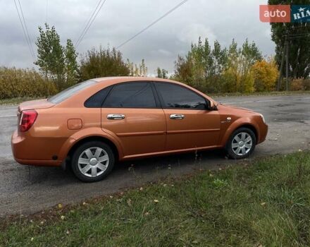 Оранжевый Шевроле Лачетти, объемом двигателя 1.8 л и пробегом 159 тыс. км за 5500 $, фото 8 на Automoto.ua