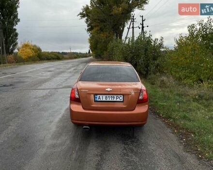 Оранжевый Шевроле Лачетти, объемом двигателя 1.8 л и пробегом 159 тыс. км за 5500 $, фото 6 на Automoto.ua