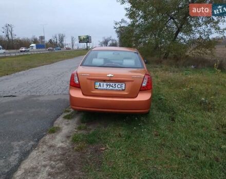 Оранжевый Шевроле Лачетти, объемом двигателя 1.6 л и пробегом 335 тыс. км за 4300 $, фото 6 на Automoto.ua