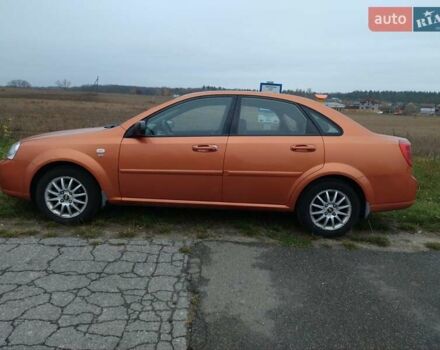 Оранжевый Шевроле Лачетти, объемом двигателя 1.6 л и пробегом 335 тыс. км за 4300 $, фото 3 на Automoto.ua