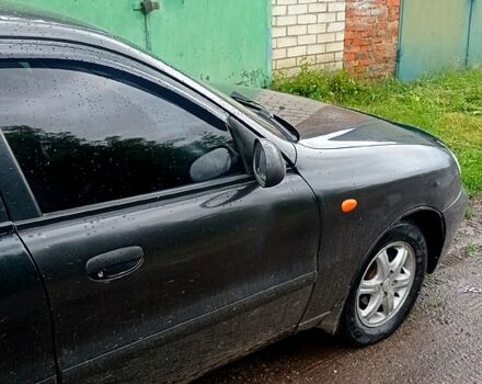 Чорний Шевроле Ланос, об'ємом двигуна 1.5 л та пробігом 210 тис. км за 1500 $, фото 1 на Automoto.ua