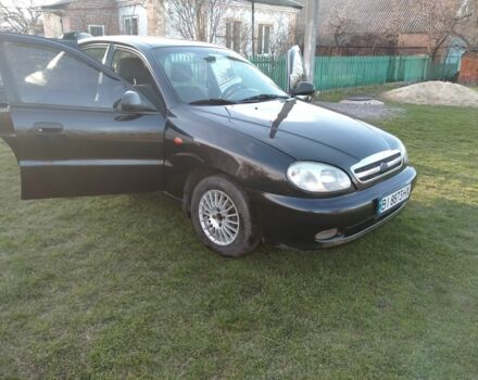 Чорний Шевроле Ланос, об'ємом двигуна 1.5 л та пробігом 208 тис. км за 3000 $, фото 2 на Automoto.ua