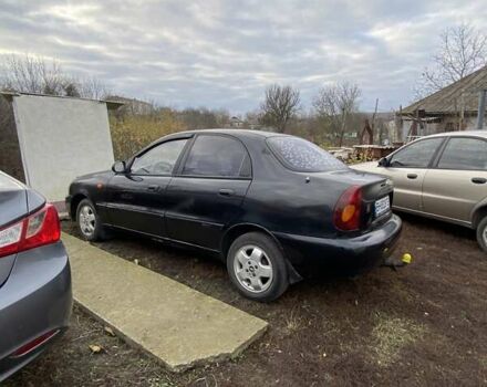 Черный Шевроле Ланос, объемом двигателя 1.5 л и пробегом 200 тыс. км за 2800 $, фото 5 на Automoto.ua