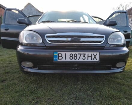 Чорний Шевроле Ланос, об'ємом двигуна 1.5 л та пробігом 208 тис. км за 3000 $, фото 4 на Automoto.ua