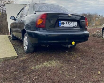 Черный Шевроле Ланос, объемом двигателя 1.5 л и пробегом 200 тыс. км за 2800 $, фото 4 на Automoto.ua