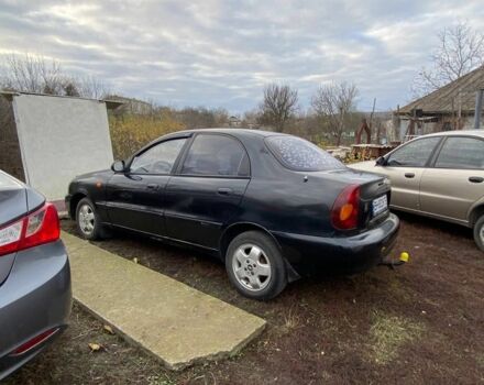 Черный Шевроле Ланос, объемом двигателя 1.5 л и пробегом 200 тыс. км за 2800 $, фото 8 на Automoto.ua