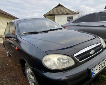 Черный Шевроле Ланос, объемом двигателя 1.5 л и пробегом 200 тыс. км за 2800 $, фото 1 на Automoto.ua