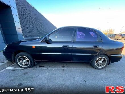 Черный Шевроле Ланос, объемом двигателя 1.5 л и пробегом 217 тыс. км за 2330 $, фото 1 на Automoto.ua