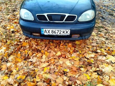 Черный Шевроле Ланос, объемом двигателя 1.5 л и пробегом 480 тыс. км за 1500 $, фото 1 на Automoto.ua