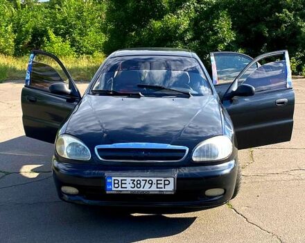 Черный Шевроле Ланос, объемом двигателя 1.5 л и пробегом 280 тыс. км за 2300 $, фото 1 на Automoto.ua