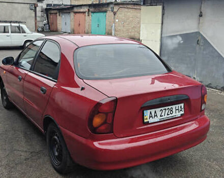 Красный Шевроле Ланос, объемом двигателя 1.5 л и пробегом 307 тыс. км за 2700 $, фото 2 на Automoto.ua