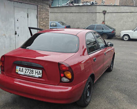 Красный Шевроле Ланос, объемом двигателя 1.5 л и пробегом 307 тыс. км за 2700 $, фото 6 на Automoto.ua