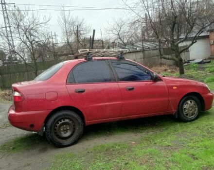 Красный Шевроле Ланос, объемом двигателя 1.5 л и пробегом 200 тыс. км за 1043 $, фото 2 на Automoto.ua