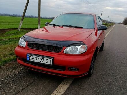 Червоний Шевроле Ланос, об'ємом двигуна 1.5 л та пробігом 221 тис. км за 3000 $, фото 1 на Automoto.ua