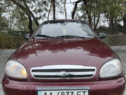 Красный Шевроле Ланос, объемом двигателя 1.5 л и пробегом 152 тыс. км за 2700 $, фото 1 на Automoto.ua