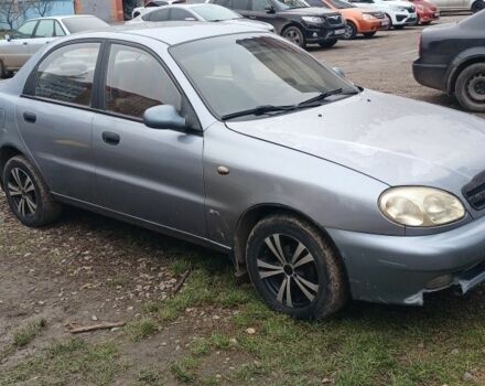 Серый Шевроле Ланос, объемом двигателя 1.5 л и пробегом 315 тыс. км за 1700 $, фото 1 на Automoto.ua