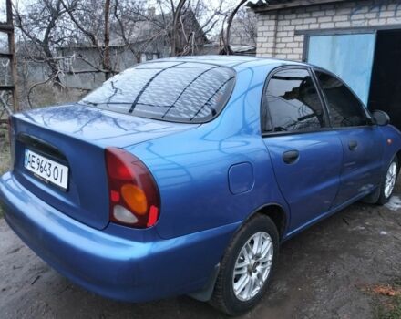 Синий Шевроле Ланос, объемом двигателя 1.5 л и пробегом 300 тыс. км за 2100 $, фото 4 на Automoto.ua