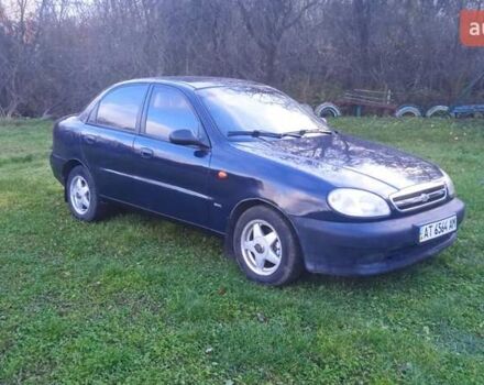 Синий Шевроле Ланос, объемом двигателя 1.5 л и пробегом 145 тыс. км за 1900 $, фото 1 на Automoto.ua