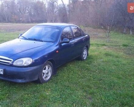 Синий Шевроле Ланос, объемом двигателя 1.5 л и пробегом 145 тыс. км за 1900 $, фото 2 на Automoto.ua