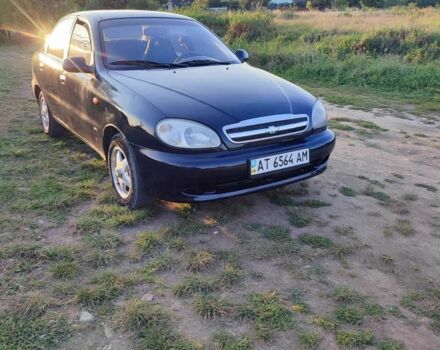 Синий Шевроле Ланос, объемом двигателя 1.2 л и пробегом 150 тыс. км за 1850 $, фото 1 на Automoto.ua