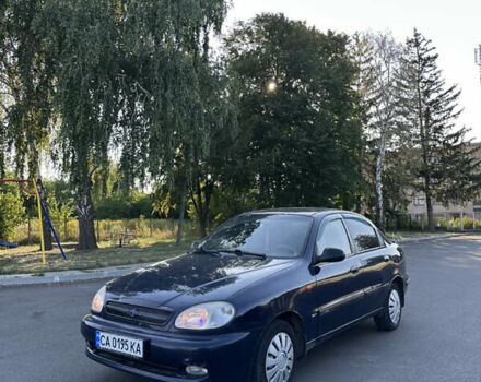 Синий Шевроле Ланос, объемом двигателя 1.5 л и пробегом 280 тыс. км за 1850 $, фото 1 на Automoto.ua