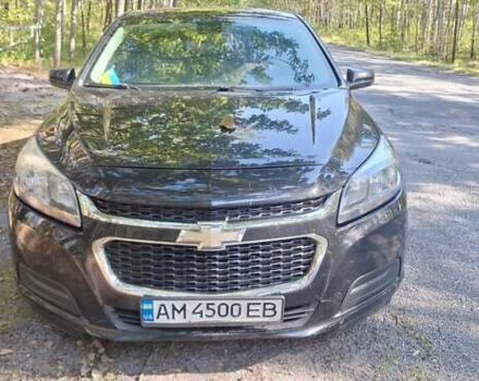 Черный Шевроле Малибу, объемом двигателя 2.5 л и пробегом 315 тыс. км за 8500 $, фото 1 на Automoto.ua
