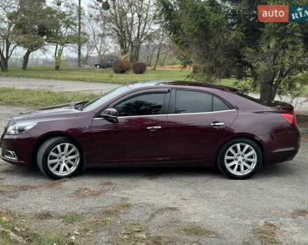 Красный Шевроле Малибу, объемом двигателя 3 л и пробегом 183 тыс. км за 12000 $, фото 1 на Automoto.ua