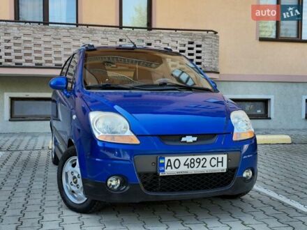 Шевроле Матиз 2009 в Ужгороде на Automoto.ua Синий Шевроле Матиз, объемом двигателя 0.8 л и пробегом 89 тыс. км за 5000 $, фото 1 на Automoto.ua