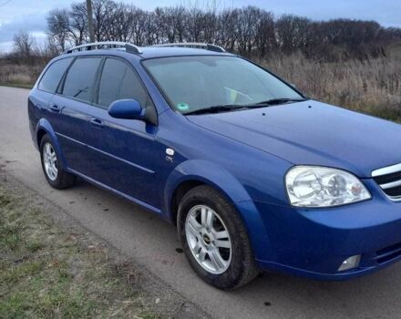 Синий Шевроле Нубира, объемом двигателя 1.8 л и пробегом 195 тыс. км за 5012 $, фото 1 на Automoto.ua