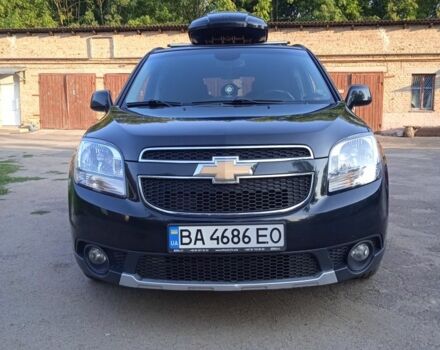 Черный Шевроле Орландо, объемом двигателя 2 л и пробегом 256 тыс. км за 8844 $, фото 1 на Automoto.ua