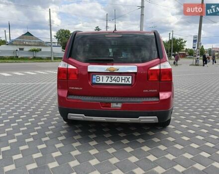 Красный Шевроле Орландо, объемом двигателя 1.8 л и пробегом 233 тыс. км за 9199 $, фото 7 на Automoto.ua