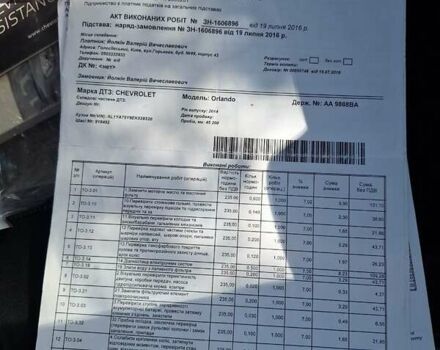 Сірий Шевроле Орландо, об'ємом двигуна 2 л та пробігом 144 тис. км за 11900 $, фото 18 на Automoto.ua
