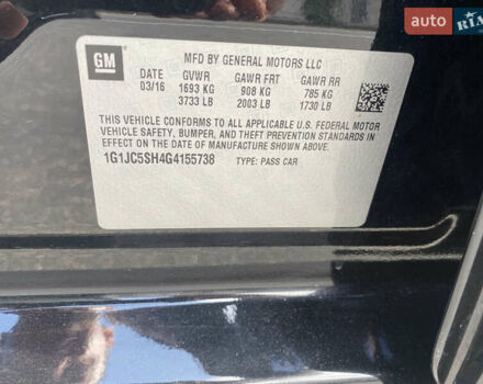 Черный Шевроле Соник, объемом двигателя 1.8 л и пробегом 162 тыс. км за 7200 $, фото 33 на Automoto.ua