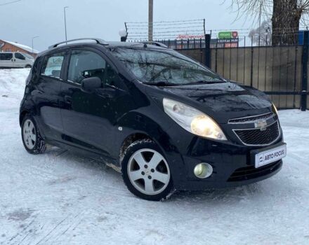 Черный Шевроле Спарк, объемом двигателя 1 л и пробегом 144 тыс. км за 4490 $, фото 1 на Automoto.ua