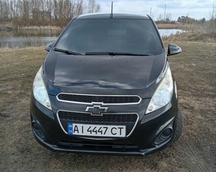Черный Шевроле Спарк, объемом двигателя 1.25 л и пробегом 184 тыс. км за 5600 $, фото 1 на Automoto.ua