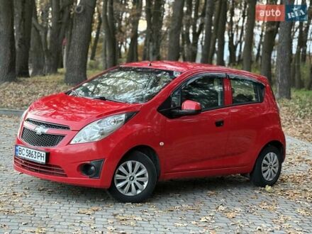 Красный Шевроле Спарк, объемом двигателя 1 л и пробегом 232 тыс. км за 2999 $, фото 1 на Automoto.ua