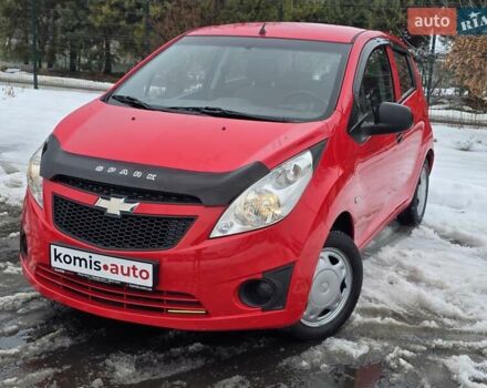 Красный Шевроле Спарк, объемом двигателя 1 л и пробегом 179 тыс. км за 4299 $, фото 1 на Automoto.ua