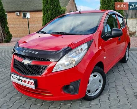 Красный Шевроле Спарк, объемом двигателя 1 л и пробегом 178 тыс. км за 4599 $, фото 1 на Automoto.ua