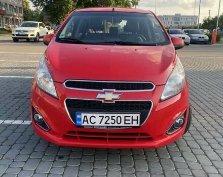 Красный Шевроле Спарк, объемом двигателя 0.99 л и пробегом 117 тыс. км за 5000 $, фото 1 на Automoto.ua