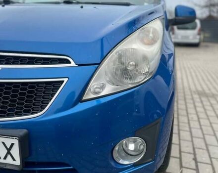 Синий Шевроле Спарк, объемом двигателя 1 л и пробегом 192 тыс. км за 4299 $, фото 1 на Automoto.ua