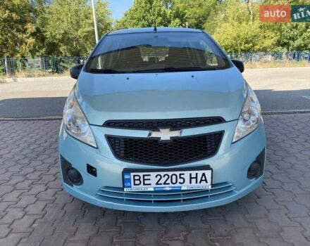 Синий Шевроле Спарк, объемом двигателя 1 л и пробегом 234 тыс. км за 4500 $, фото 1 на Automoto.ua