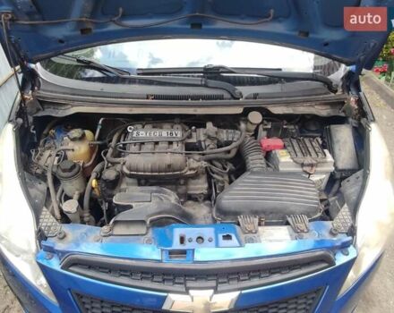 Синий Шевроле Спарк, объемом двигателя 1 л и пробегом 173 тыс. км за 3650 $, фото 7 на Automoto.ua