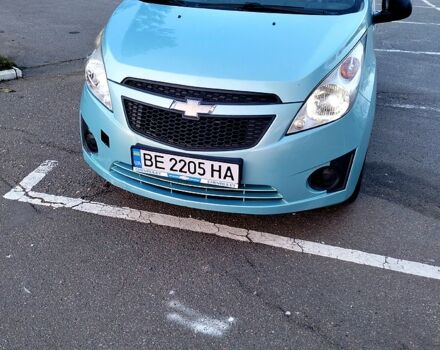 Синий Шевроле Спарк, объемом двигателя 1 л и пробегом 235 тыс. км за 4100 $, фото 1 на Automoto.ua