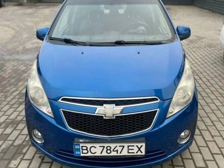 Синий Шевроле Спарк, объемом двигателя 1 л и пробегом 192 тыс. км за 4299 $, фото 1 на Automoto.ua